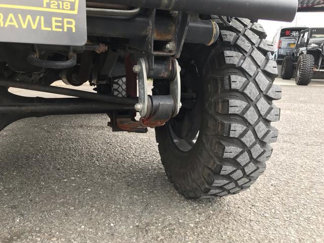 ジムニー スコットリミテッド AC PS 5MT 純正色 社外リーフリフトアップ 改造公認車 R3年小型貨物登録車 社外前後バンパーシシ狩りバンパー大 社外タンクガード 社外マフラー 社外ハンドル 社外AW MTタイヤ 社外ノブ(52枚目)