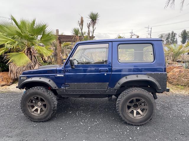 ジムニー HC AC PS 5MT 小型貨物登録車 初度登録R6年車 NOX・PM適合 全塗装 社外リーフリフトアップ 改造公認車 社外マフラー 社外前後バンパー 1型グリル 社外AW MTタイヤ 社外ミラー2名乗車(8枚目)