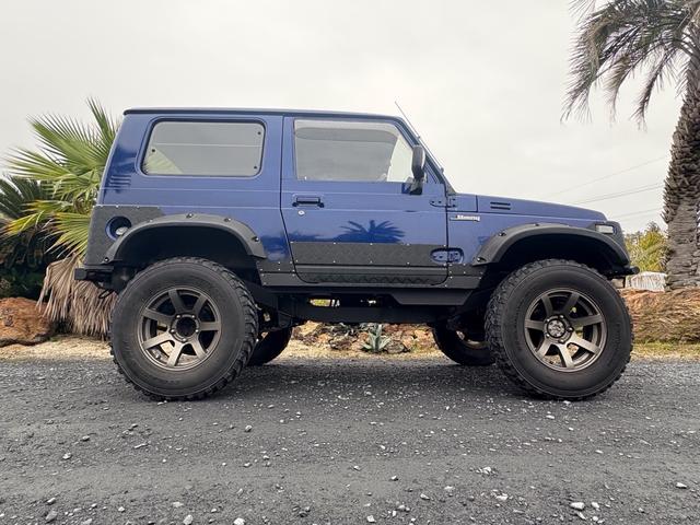 ジムニー HC AC PS 5MT 小型貨物登録車 初度登録R6年車 NOX・PM適合 全塗装 社外リーフリフトアップ 改造公認車 社外マフラー 社外前後バンパー 1型グリル 社外AW MTタイヤ 社外ミラー2名乗車(22枚目)