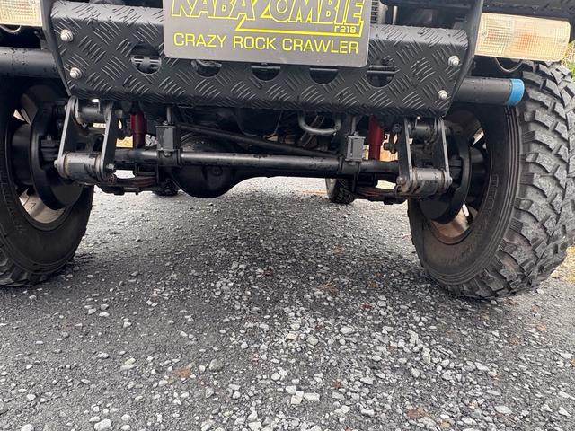 ジムニー HC AC PS 5MT 小型貨物登録車 初度登録R6年車 NOX・PM適合 全塗装 社外リーフリフトアップ 改造公認車 社外マフラー 社外前後バンパー 1型グリル 社外AW MTタイヤ 社外ミラー2名乗車(43枚目)