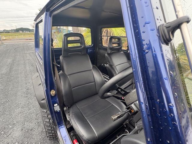 ジムニー HC AC PS 5MT 小型貨物登録車 初度登録R6年車 NOX・PM適合 全塗装 社外リーフリフトアップ 改造公認車 社外マフラー 社外前後バンパー 1型グリル 社外AW MTタイヤ 社外ミラー2名乗車(55枚目)