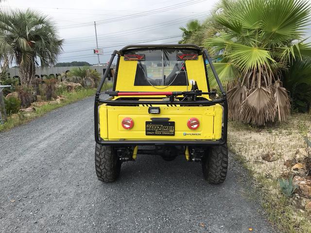 ジムニー サマーウインド　リミテッド　ＡＣ　ＰＳ　５ＭＴ　社外リーフリフトアップ　改造公認車　バンカット車　前後エアロッカー　ダウンギア　油圧電動Ｗパワステ　強化シャフト　ワンオフロールバー　２５５ＭＴタイヤ　ウィンチ　社外前後バンパー（14枚目）