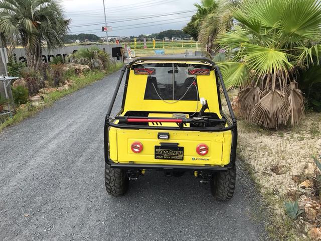 ジムニー サマーウインド　リミテッド　ＡＣ　ＰＳ　５ＭＴ　社外リーフリフトアップ　改造公認車　バンカット車　前後エアロッカー　ダウンギア　油圧電動Ｗパワステ　強化シャフト　ワンオフロールバー　２５５ＭＴタイヤ　ウィンチ　社外前後バンパー（15枚目）