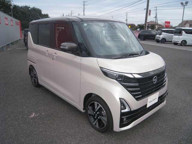 ルークス 660 ハイウェイスターGターボ プロパイロット エディション 両側パワードア アラウンドビュ プリクラッシュセーフティー メモリナビ アダプティブクルコン レーンキープ 展示試乗車UP 禁煙 インテリキ- ETC LEDヘッドライト アイドリングストップ AC(3枚目)