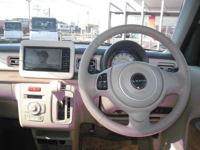 アルトラパン 660 X AC ナビTV 衝突軽減ブレーキ ISTOP 運転席助手席エアバッグ ETC セキュリティー 運転席エアバッグ ABS キーフリーシステム ワンセグTV アルミホイール メモリーナビ PW(4枚目)