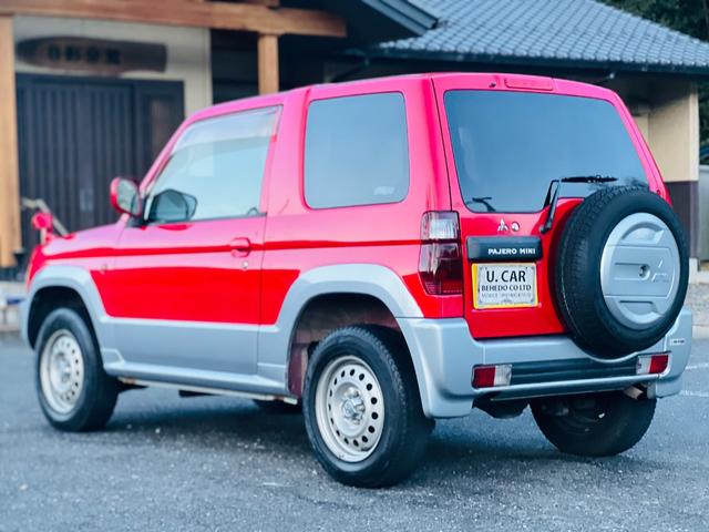 パジェロミニ リミテッドエディションＸＲ　助手席エアバック　キーレスキー　４ＷＤ　エアコン　衝突安全ボディ　パワステ　パワーウィンドウ　運転席エアバック（9枚目）