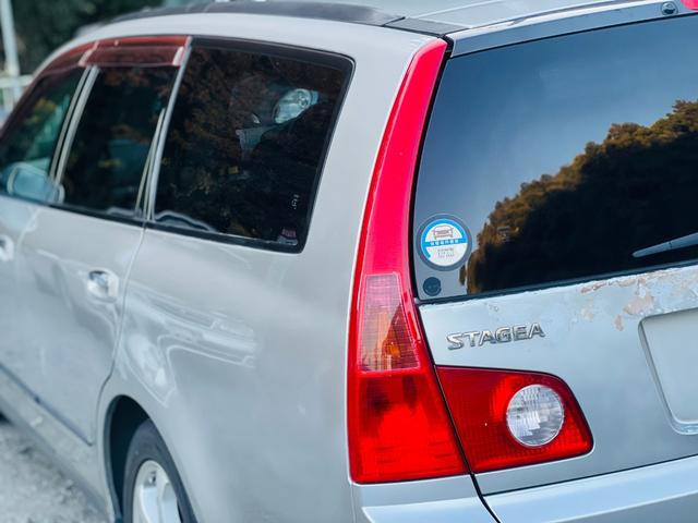 ステージア ２５０ＲＸ　ＦＯＵＲ　４ＷＤ　キーレス　衝突安全ボディ　ＡＢＳ　ＥＴＣ　オートエアコン　電動シート　ＰＳ　ＰＷ　Ｗエアバッグ（27枚目）