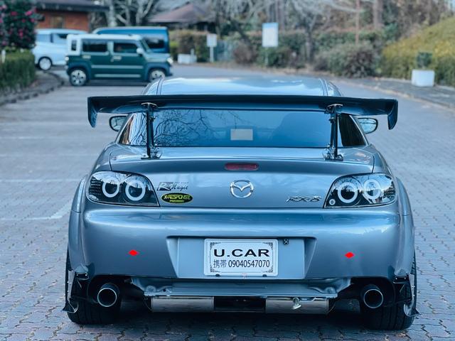 ＲＸ－８ タイプＥ　エアバッグ　助手席エアバッグ　横滑り防止　オートクルーズ　パワステ　寒冷地仕様　ＥＴＣ付　黒革シート　キーレス　パワーウィンドウ　衝突安全ボディ　ＡＢＳ　電動パワーシート　ＡＵＴＯエアコン（3枚目）