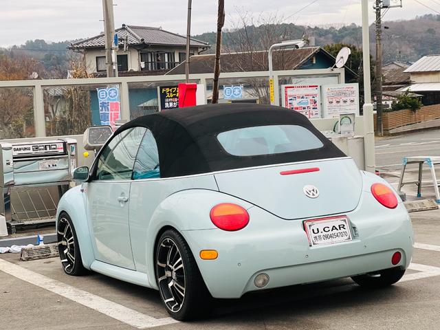 ニュービートルカブリオレ ベースグレード　社外ＡＷ　社外足回り　ヘッドライト（9枚目）