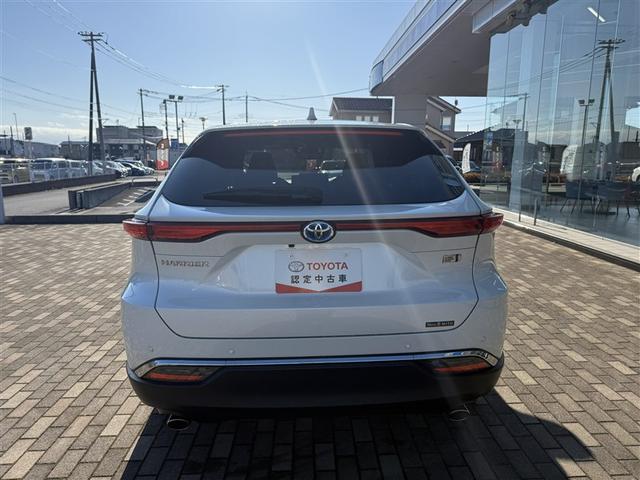 ハリアーハイブリッド Ｚ　メモリナビ　地デジ　４ＷＤ車　ＡＢＳ　オートエアコン　サイドエアバッグ　Ｂカメラ　エアバッグ　ＥＴＣ　アルミホイール　ワンオーナー　ナビ＆ＴＶ　ブレーキサポート　点検記録簿（6枚目）