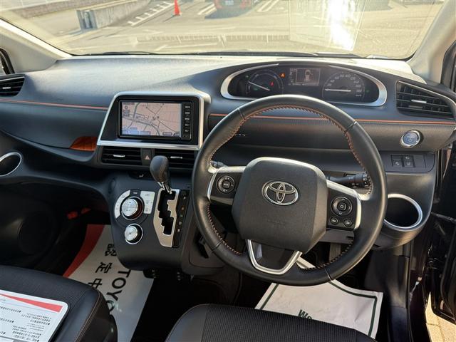 シエンタ ハイブリッドＧ　ブレーキサポート　Ｂカメラ　１オーナー　メモリナビ　ナビＴＶ　ＥＴＣ　運転席エアバック　フルオートエアコン　デュアルエアバッグ　ＰＷ　ワンセグテレビ　３列シート　ＡＢＳ　ＰＳ　メンテナンスノート（18枚目）