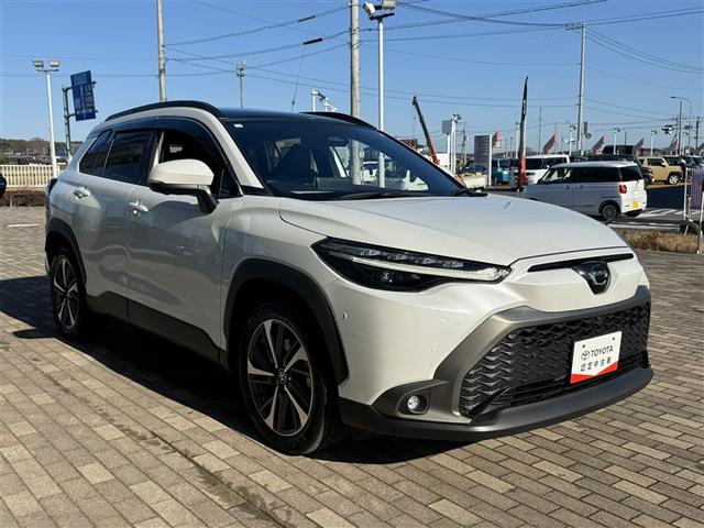 カローラクロス ハイブリッド　Ｚ　ＰＣＳ　パノラマムーンルーフ　記録簿　エアバッグ　ＡＢＳ（3枚目）