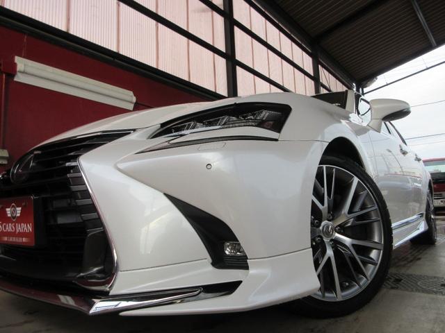 ＧＳ ＧＳ３００ｈ　バージョンＬ　後期型／禁煙車／モデリスタフルエアロ・４本出しマフラー／サンルーフ／３眼ＬＥＤヘッドライト／スマートキー２個／カードキー／純ＥＧスターター／純ＯＰ１９ｉｎＡＷ／黒革シート／シートヒーター・クーラー（21枚目）