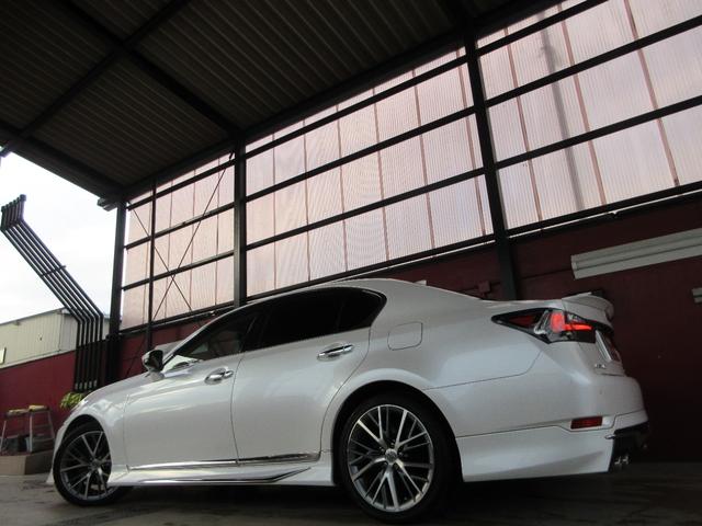 ＧＳ ＧＳ３００ｈ　バージョンＬ　後期型／禁煙車／モデリスタフルエアロ・４本出しマフラー／サンルーフ／３眼ＬＥＤヘッドライト／スマートキー２個／カードキー／純ＥＧスターター／純ＯＰ１９ｉｎＡＷ／黒革シート／シートヒーター・クーラー（24枚目）