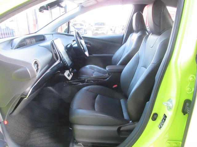 プリウスＰＨＶ Ａレザーパッケージ　禁煙車／モデリスタフルエアロ／黒レザーシート／社外１８ｉｎＡＷ／スマートキー一体型ＥＧスターター／サーモテクトライムグリーン／ＬＥＤヘッドライト／前後ドラレコ／充電ケーブル／急速充電口／記録簿５枚有（64枚目）