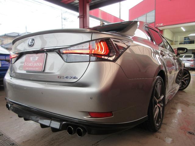 ＧＳ ＧＳ３００ｈ　Ｆスポーツ　禁煙／後期／ＴＲＤフルエアロ・パフォーマンスダンパー・Ｆスパッツ／マークレビンソン／サンルーフ／３眼ＬＥＤヘッドライト／スマートキー×２／カードキー／赤革シート／ドラレコ／ディーラー記録簿１１枚（3枚目）