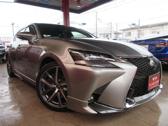 ＧＳ ＧＳ３００ｈ　Ｆスポーツ　禁煙／後期／ＴＲＤフルエアロ・パフォーマンスダンパー・Ｆスパッツ／マークレビンソン／サンルーフ／３眼ＬＥＤヘッドライト／スマートキー×２／カードキー／赤革シート／ドラレコ／ディーラー記録簿１１枚（4枚目）
