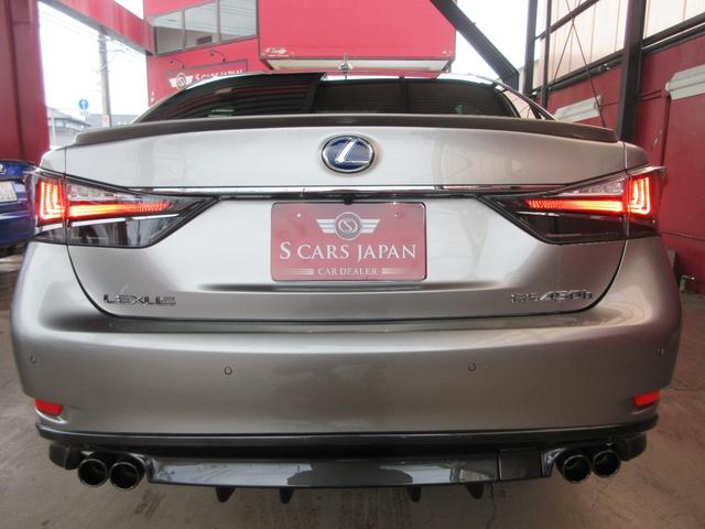 ＧＳ ＧＳ３００ｈ　Ｆスポーツ　禁煙／後期／ＴＲＤフルエアロ・パフォーマンスダンパー・Ｆスパッツ／マークレビンソン／サンルーフ／３眼ＬＥＤヘッドライト／スマートキー×２／カードキー／赤革シート／ドラレコ／ディーラー記録簿１１枚（7枚目）