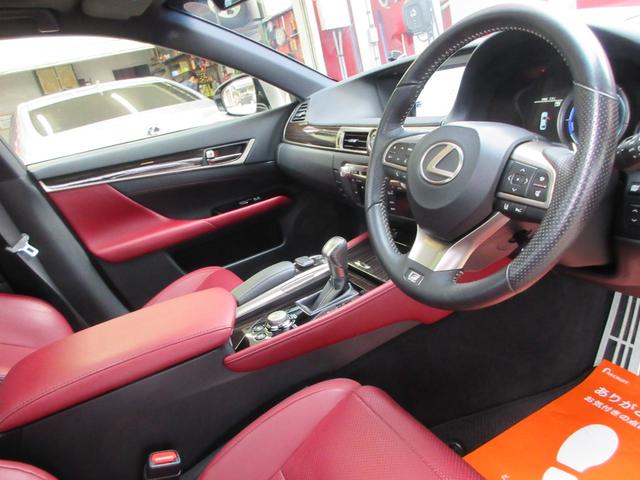 ＧＳ ＧＳ３００ｈ　Ｆスポーツ　禁煙／後期／ＴＲＤフルエアロ・パフォーマンスダンパー・Ｆスパッツ／マークレビンソン／サンルーフ／３眼ＬＥＤヘッドライト／スマートキー×２／カードキー／赤革シート／ドラレコ／ディーラー記録簿１１枚（49枚目）