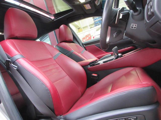 ＧＳ ＧＳ３００ｈ　Ｆスポーツ　禁煙／後期／ＴＲＤフルエアロ・パフォーマンスダンパー・Ｆスパッツ／マークレビンソン／サンルーフ／３眼ＬＥＤヘッドライト／スマートキー×２／カードキー／赤革シート／ドラレコ／ディーラー記録簿１１枚（62枚目）