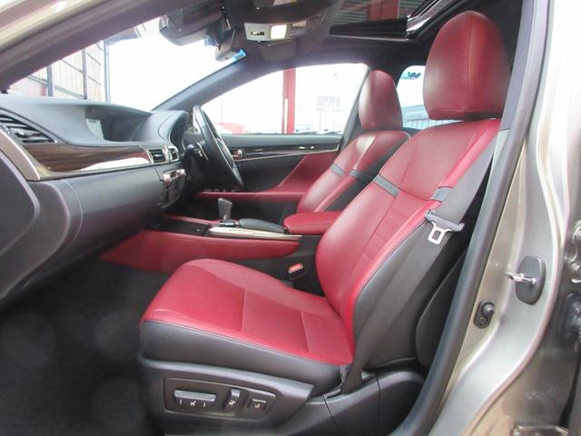 ＧＳ ＧＳ３００ｈ　Ｆスポーツ　禁煙／後期／ＴＲＤフルエアロ・パフォーマンスダンパー・Ｆスパッツ／マークレビンソン／サンルーフ／３眼ＬＥＤヘッドライト／スマートキー×２／カードキー／赤革シート／ドラレコ／ディーラー記録簿１１枚（63枚目）