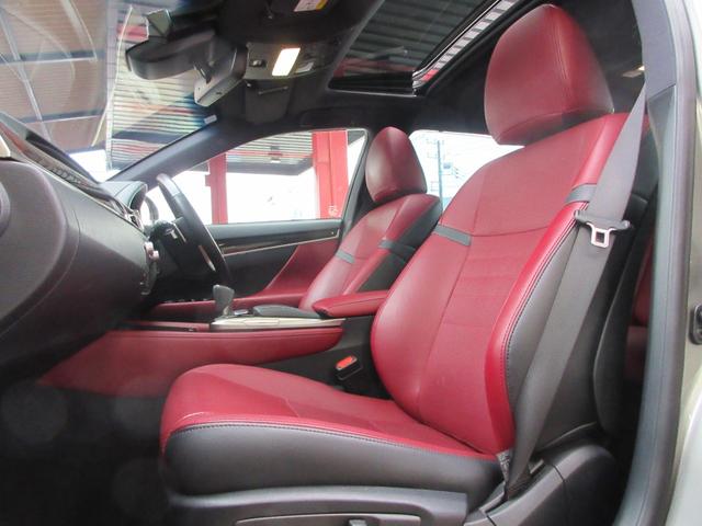 ＧＳ ＧＳ３００ｈ　Ｆスポーツ　禁煙／後期／ＴＲＤフルエアロ・パフォーマンスダンパー・Ｆスパッツ／マークレビンソン／サンルーフ／３眼ＬＥＤヘッドライト／スマートキー×２／カードキー／赤革シート／ドラレコ／ディーラー記録簿１１枚（65枚目）