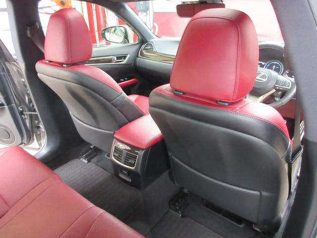 ＧＳ ＧＳ３００ｈ　Ｆスポーツ　禁煙／後期／ＴＲＤフルエアロ・パフォーマンスダンパー・Ｆスパッツ／マークレビンソン／サンルーフ／３眼ＬＥＤヘッドライト／スマートキー×２／カードキー／赤革シート／ドラレコ／ディーラー記録簿１１枚（75枚目）