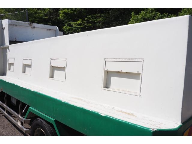 デュトロ 　活魚運搬車　４槽式　ブロワ２個　大晃機械工業製　ＤＦ－８０　風量８０Ｌ　総輪アルミホイール　積載３．３ｔ　ターボ１８０馬力（21枚目）