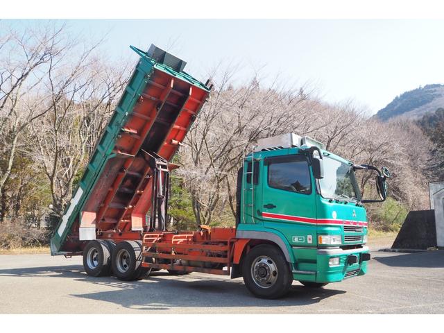 スーパーグレート 　２デフ　新明和製　ＤＲ１２－０２ＳＡ　ロングダンプ　荷台内全面ステンレス張り　三方開　自重計　Ｉ型Ｓ　可動式リアバンパー　パワーブロッカー　積載１１．４ｔ　ターボ３８０馬力　坂道発進補助装置（24枚目）
