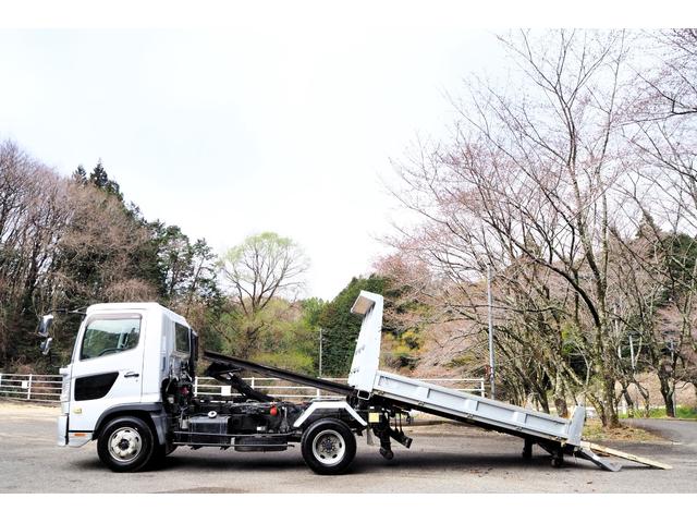 ヒノレンジャー 　新明和製　ＳＤ４－１１　ローダーダンプ　ダンプローダー　三方開　歩み板　積載２．７５ｔ　ターボ２１０馬力　坂道発進補助装置　ＥＴＣ　キセノンヘッドライト（2枚目）