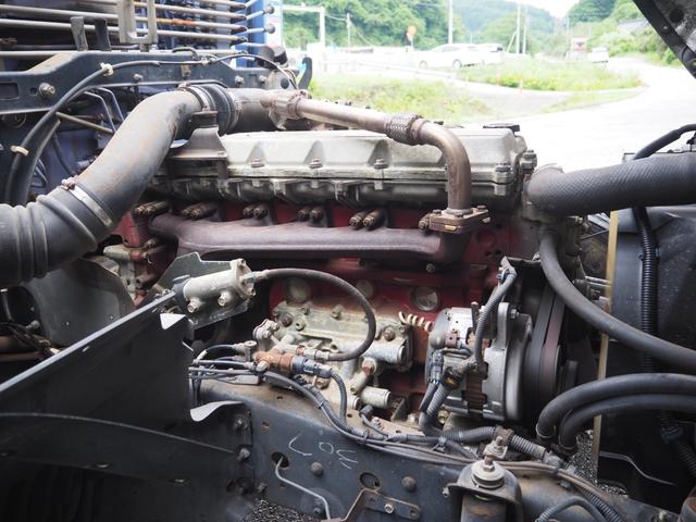 ヒノレンジャー 　煤焼きなし　ＺＲ３６５ＳＬ　５段クレーン　フックイン　ハイジャッキ　角足　２．９３ｔ吊　ラジコン付　重機回送車　セルフクレーン　クレーン付セルフローダー　積載２．６５ｔ　生エンジン　２２０馬力　ベッド（66枚目）