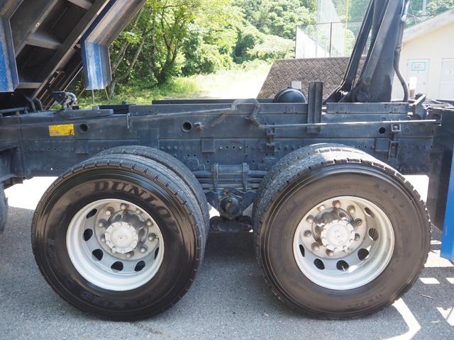 プロフィア 　ハイルーフ　２デフ　電磁式リターダ　小平産業製　ＤＭ１９－１０Ｌ　２２ｔロングダンプ　２２立米　自重計　ＨＩＩ型　積載９．５ｔ　ターボ４１０馬力　デフロック　ベッド付き　ＥＴＣ　坂道発進補助装置（39枚目）
