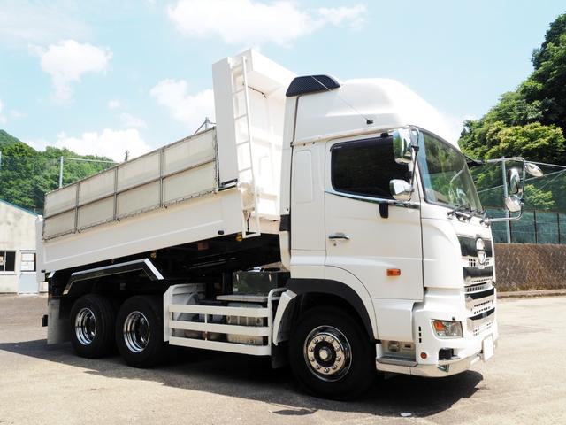 プロフィア 　ハイルーフ　２デフ　電磁式リターダ　Ｅ１３Ｃエンジン　新明和製　ＤＲＳ１１－０２ＳＣ　大型ダンプ　電動コボレーン　ダム式リアゲート　積載８．３ｔ　ターボ４１０馬力　自重計　Ｃ型Ｓ　デフロック（7枚目）