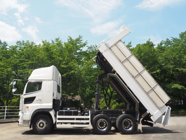 プロフィア 　ハイルーフ　２デフ　電磁式リターダ　Ｅ１３Ｃエンジン　新明和製　ＤＲＳ１１－０２ＳＣ　大型ダンプ　電動コボレーン　ダム式リアゲート　積載８．３ｔ　ターボ４１０馬力　自重計　Ｃ型Ｓ　デフロック（19枚目）