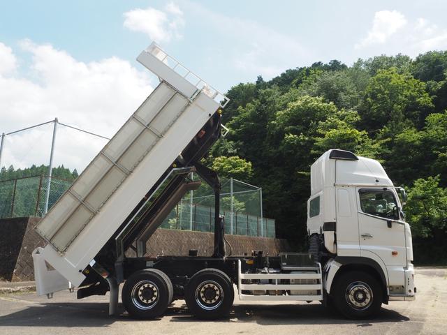 プロフィア 　ハイルーフ　２デフ　電磁式リターダ　Ｅ１３Ｃエンジン　新明和製　ＤＲＳ１１－０２ＳＣ　大型ダンプ　電動コボレーン　ダム式リアゲート　積載８．３ｔ　ターボ４１０馬力　自重計　Ｃ型Ｓ　デフロック（23枚目）