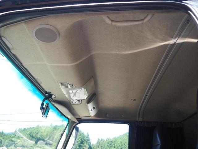 ファイター 　増トン　電磁式リターダ　ＴＭ－ＺＥ３６４ＨＲ　４段クレーン　フックイン　角足　差し違いアウトリガー　２．９３ｔ吊　ラジコン付　三方開　新品アルミブロック平ボディ　積載５．６ｔ　ターボ２７０馬力　ベッド（60枚目）