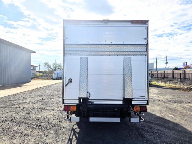 エルフトラック ディーラーにてエンジン載替済み ワイド超ロング アルミバン 日本フルハーフ コンビゲート(上蓋+跳ね上げパワーゲート) 昇降能力1000kg 庫内有線リモコン付 ラッシング2段 スムーサー(2ペダル)(5枚目)