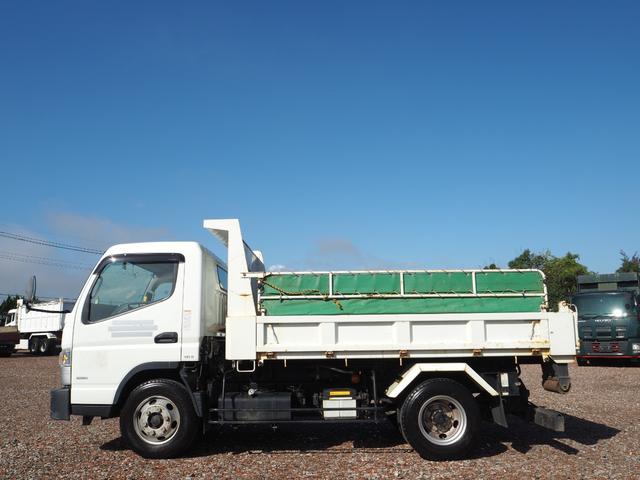 キャンター 　ワイド幅　新明和製　ＳＤ４－３０　ローダーダンプ／ダンプローダー　手動コボレーン　三方開　ターボ　積載３．５５ｔ　５速ＭＴ　坂道発進補助装置（17枚目）