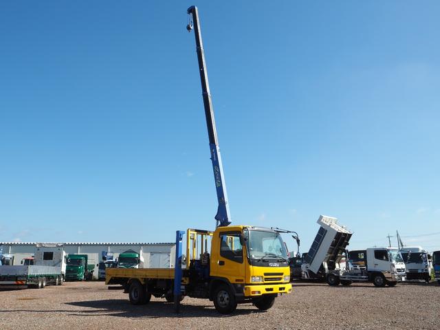 フォワード 重機回送車 セルフクレーン/クレーン付セルフローダー スロープハンガー タダノ TM-ZE364SLH 4段クレーン フックイン ハイジャッキ 角足 油圧張出 ラジコン ターボ 積載2.25t ETC(20枚目)