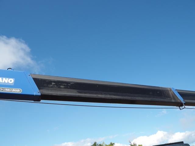 フォワード 重機回送車 セルフクレーン/クレーン付セルフローダー スロープハンガー タダノ TM-ZE364SLH 4段クレーン フックイン ハイジャッキ 角足 油圧張出 ラジコン ターボ 積載2.25t ETC(25枚目)