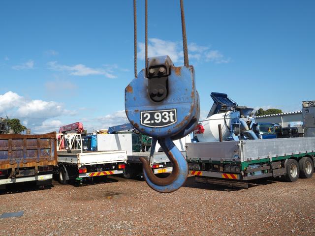 フォワード 重機回送車 セルフクレーン/クレーン付セルフローダー スロープハンガー タダノ TM-ZE364SLH 4段クレーン フックイン ハイジャッキ 角足 油圧張出 ラジコン ターボ 積載2.25t ETC(28枚目)