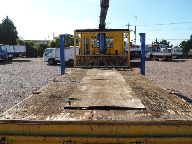 フォワード 重機回送車 セルフクレーン/クレーン付セルフローダー スロープハンガー タダノ TM-ZE364SLH 4段クレーン フックイン ハイジャッキ 角足 油圧張出 ラジコン ターボ 積載2.25t ETC(31枚目)