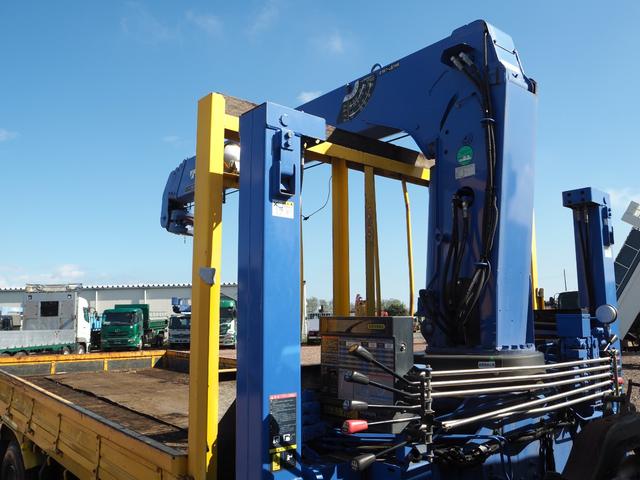 フォワード 重機回送車 セルフクレーン/クレーン付セルフローダー スロープハンガー タダノ TM-ZE364SLH 4段クレーン フックイン ハイジャッキ 角足 油圧張出 ラジコン ターボ 積載2.25t ETC(45枚目)