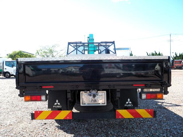 キャンター 　カスタムグレード　ワイド超ロング　タダノ製　ＴＭ－ＺＥ２９４ＨＲ　４段クレーン　フックイン　差し違いアウトリガー　２．９３ｔ吊　ラジコン　平ボディ　床鉄板張り　軽々ゲート　ターボ　積載３．４ｔ　ＨＩＤ（4枚目）