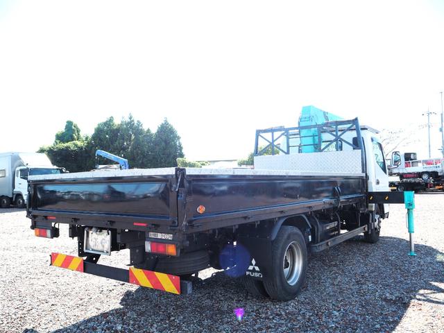 キャンター 　カスタムグレード　ワイド超ロング　タダノ製　ＴＭ－ＺＥ２９４ＨＲ　４段クレーン　フックイン　差し違いアウトリガー　２．９３ｔ吊　ラジコン　平ボディ　床鉄板張り　軽々ゲート　ターボ　積載３．４ｔ　ＨＩＤ（5枚目）