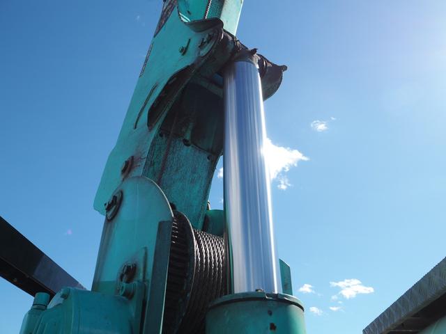 キャンター 　カスタムグレード　ワイド超ロング　タダノ製　ＴＭ－ＺＥ２９４ＨＲ　４段クレーン　フックイン　差し違いアウトリガー　２．９３ｔ吊　ラジコン　平ボディ　床鉄板張り　軽々ゲート　ターボ　積載３．４ｔ　ＨＩＤ（12枚目）