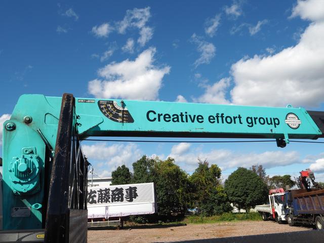 キャンター 　カスタムグレード　ワイド超ロング　タダノ製　ＴＭ－ＺＥ２９４ＨＲ　４段クレーン　フックイン　差し違いアウトリガー　２．９３ｔ吊　ラジコン　平ボディ　床鉄板張り　軽々ゲート　ターボ　積載３．４ｔ　ＨＩＤ（17枚目）