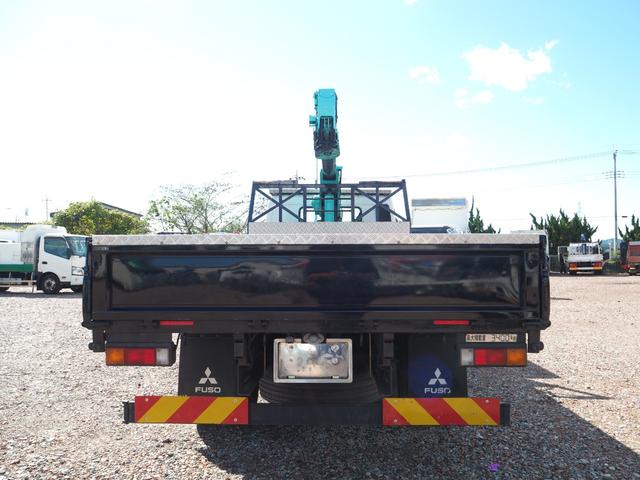 キャンター 　カスタムグレード　ワイド超ロング　タダノ製　ＴＭ－ＺＥ２９４ＨＲ　４段クレーン　フックイン　差し違いアウトリガー　２．９３ｔ吊　ラジコン　平ボディ　床鉄板張り　軽々ゲート　ターボ　積載３．４ｔ　ＨＩＤ（28枚目）