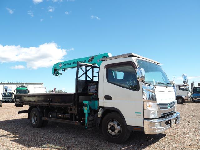 キャンター 　カスタムグレード　ワイド超ロング　タダノ製　ＴＭ－ＺＥ２９４ＨＲ　４段クレーン　フックイン　差し違いアウトリガー　２．９３ｔ吊　ラジコン　平ボディ　床鉄板張り　軽々ゲート　ターボ　積載３．４ｔ　ＨＩＤ（31枚目）