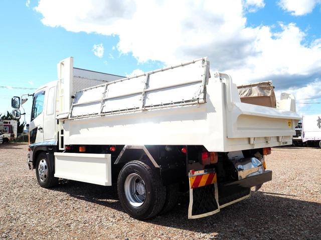 ヒノレンジャー 外装仕上げ済み 増トン 中型6t GVW11t未満 中型免許対応(8t限定を除く) 新明和 DR4-01S ダンプ 電動コボレーン ターボ225馬力 積載4.65t 6速MT ベッド付 ブレーキロック(4枚目)